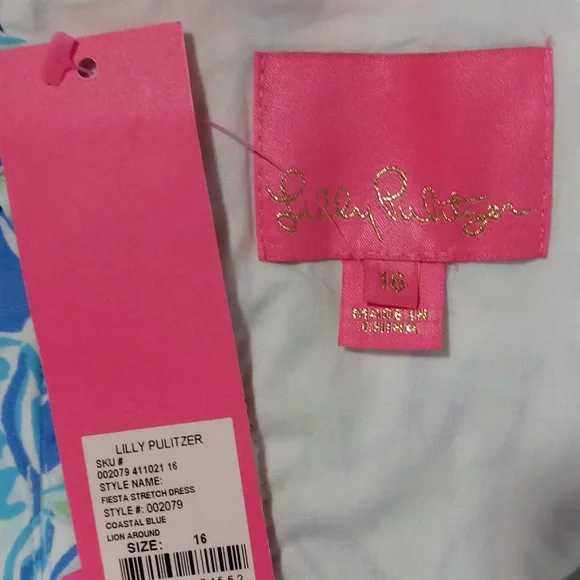 🆕️ 🦁HTF Lilly Pulitzer🦁 - Fiesta Stretch Dress - Picture 3 of 16